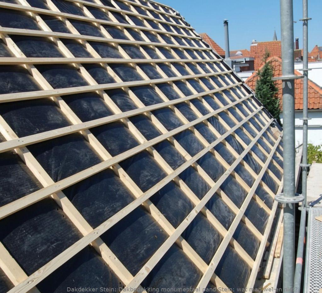Dakbedekking monumentaal pand Stein: wat mag wel en niet?